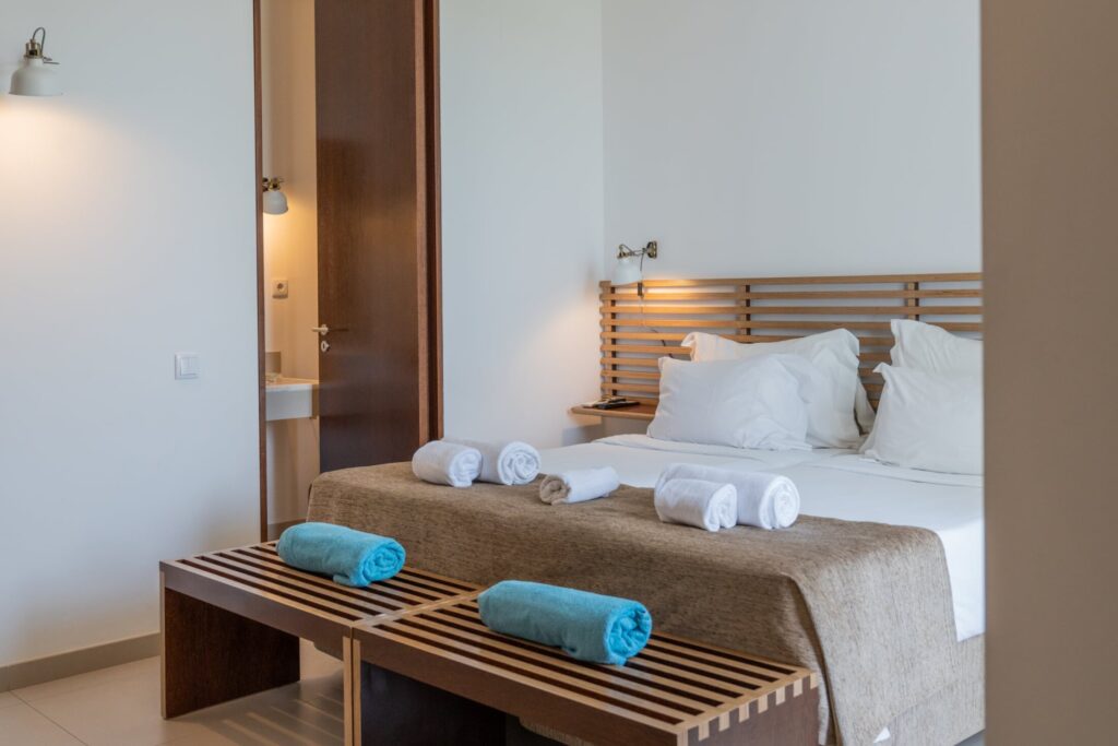double bed - bedroom