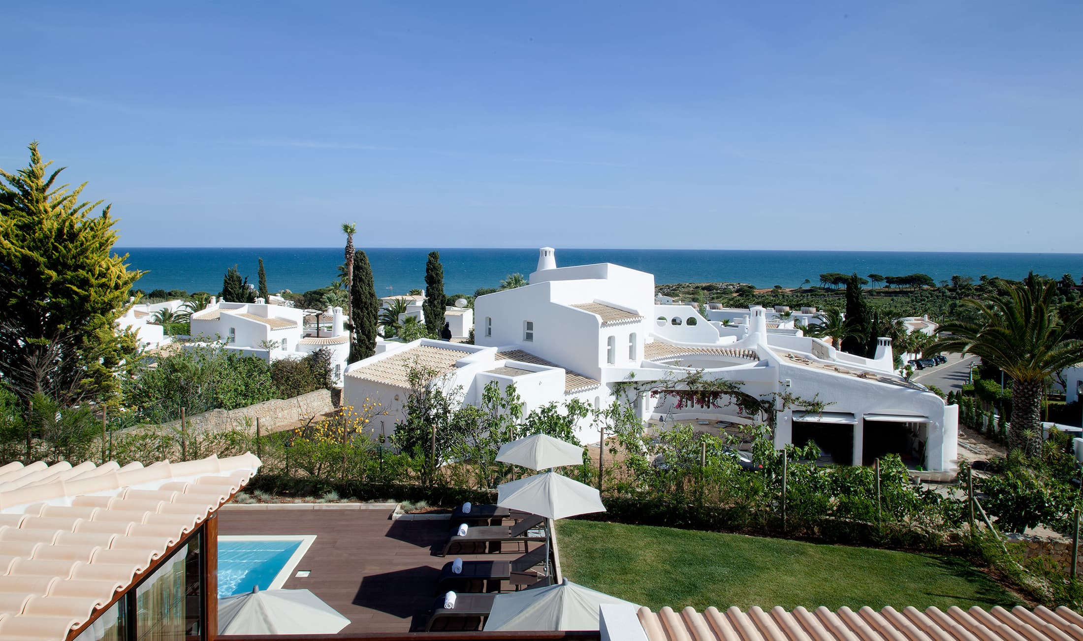 balcony view at the algarve apartments