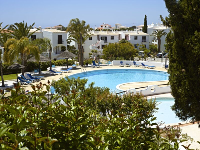 Hotel pool view