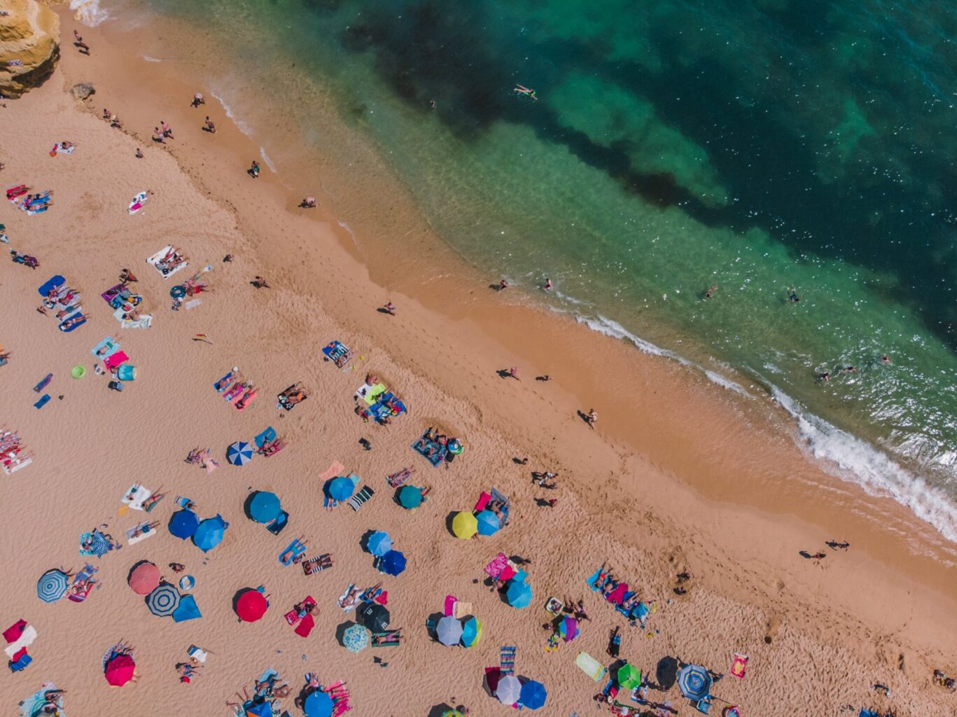 sky view at the beach