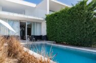 outside pool area