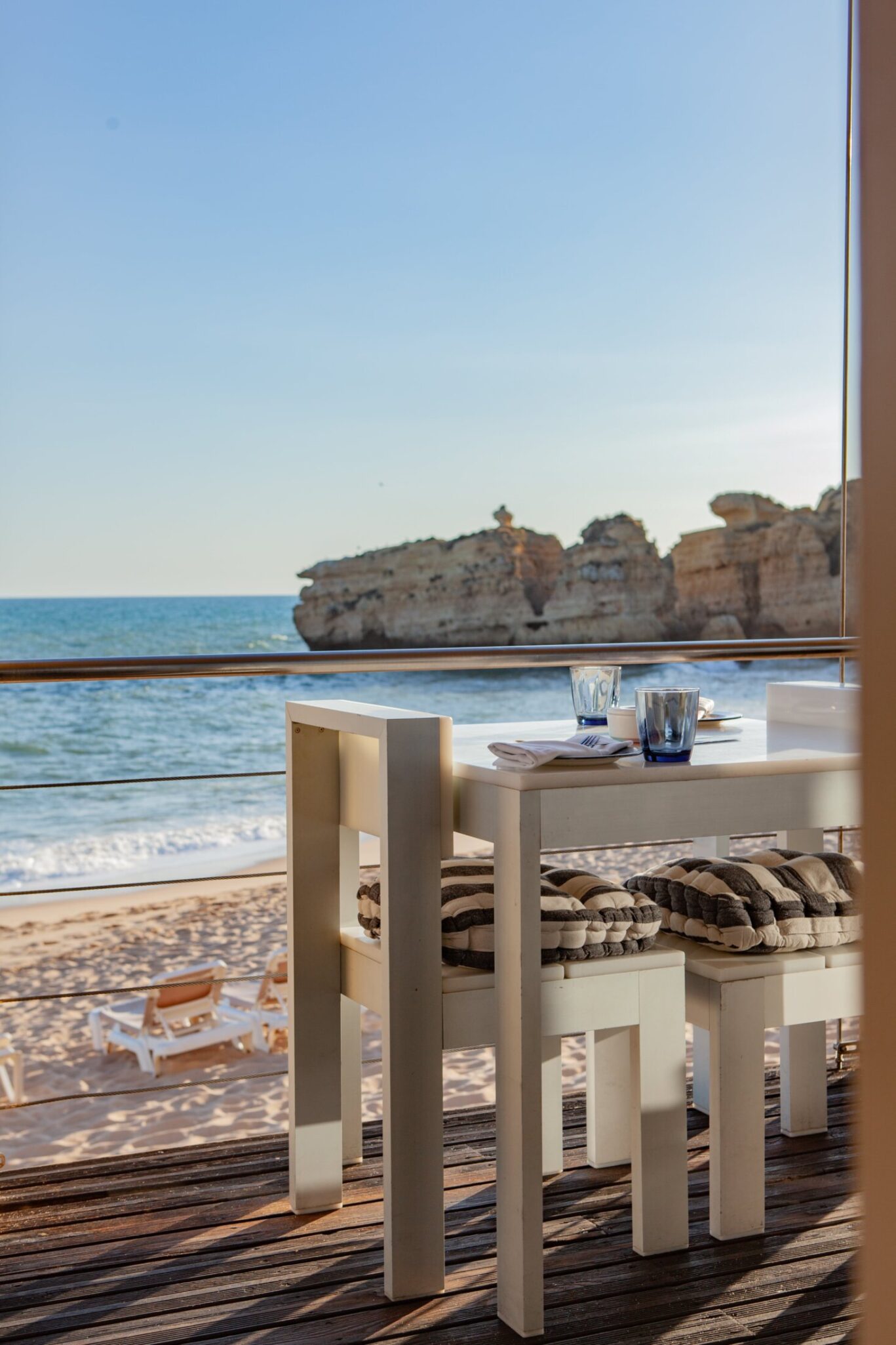 algarve bar view at the sea