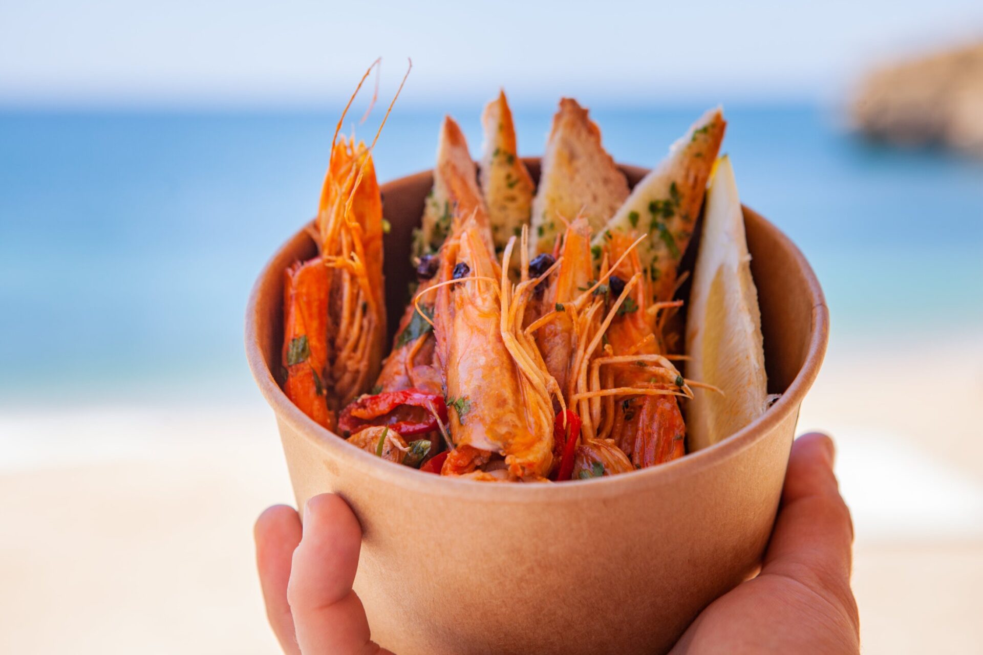fresh sea food at algarve hotel restaurant