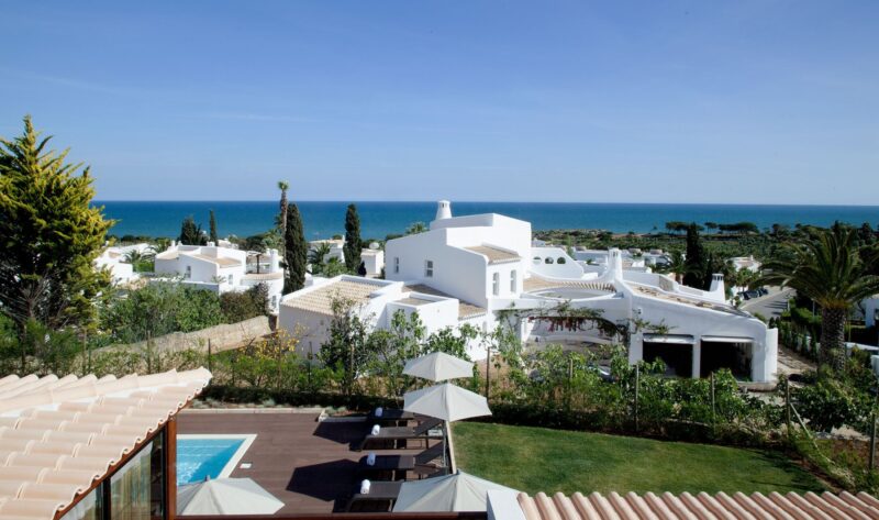 view from the bedroom at the sea